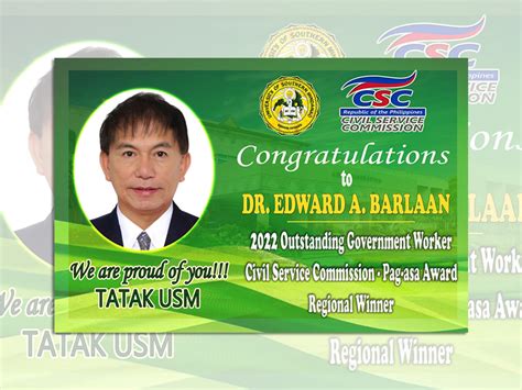 Winners of the 2022 Search for Outstanding Government Workers.
